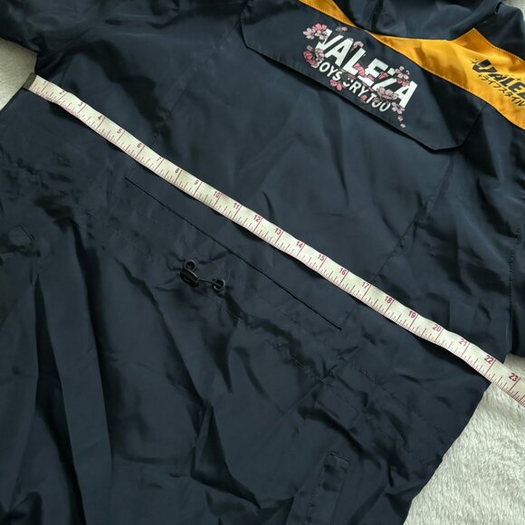 Valeza Boys Cry Too Mens Streetwear Windbreaker Jacket sz medium hoodie black - Picture 3 of 16